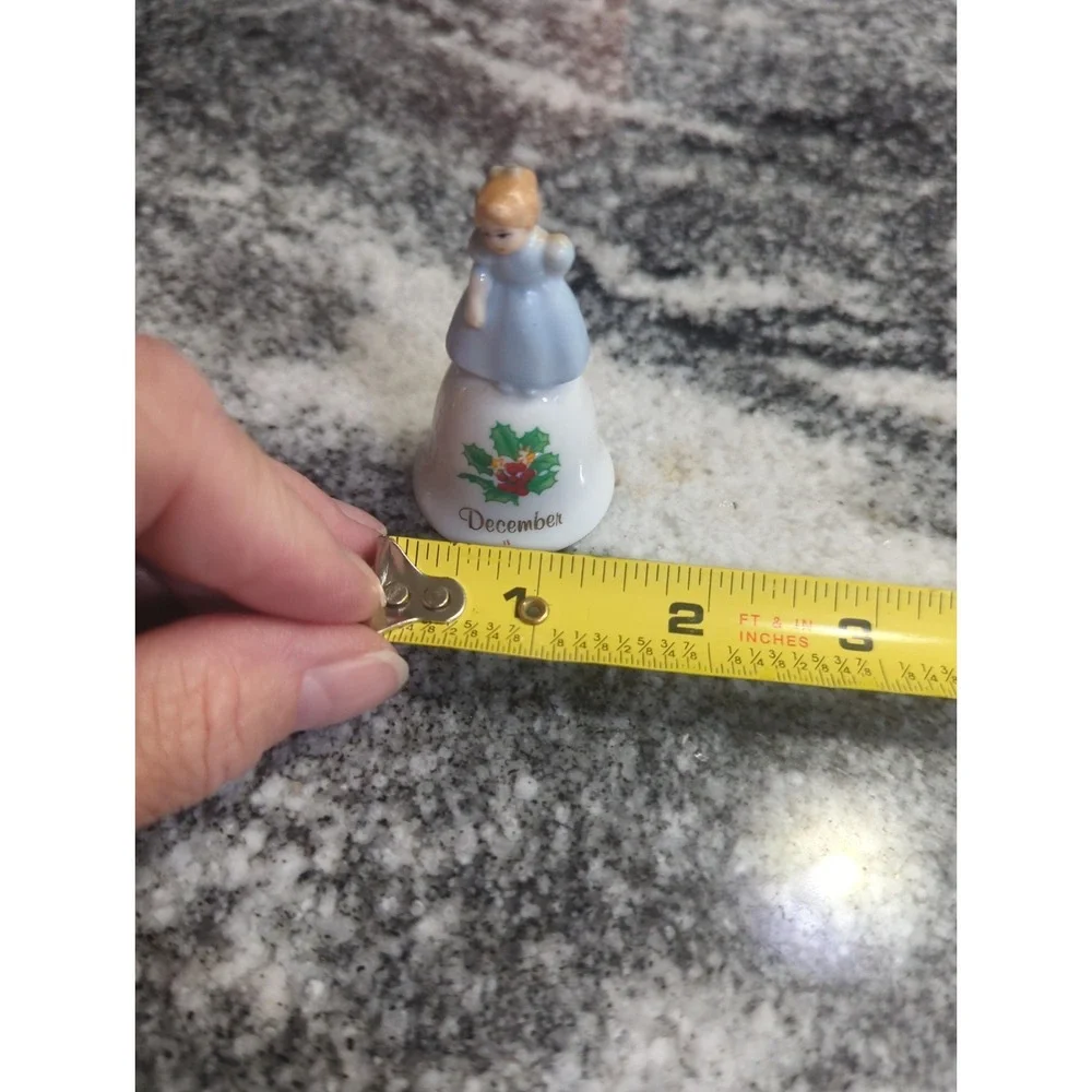 Vintage Miniature Porcelain Bell Russ Berrie & Co. 